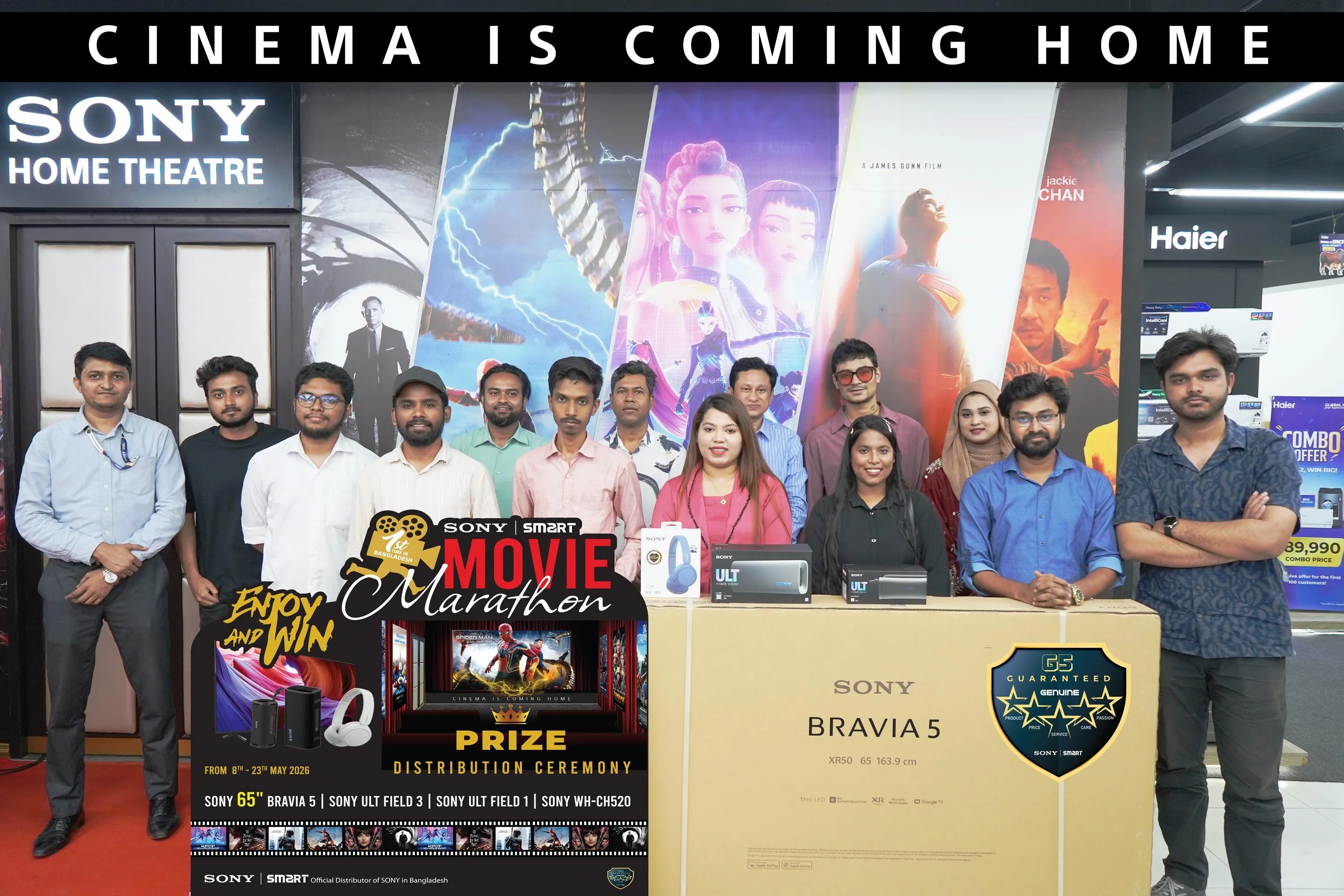 Sony-Smart hosts first-ever movie marathon in Bangladesh
