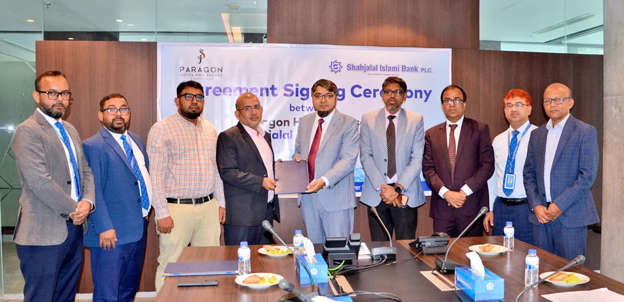 Shahjalal Islami Bank signs MoU with Paragon Resort for discount offer