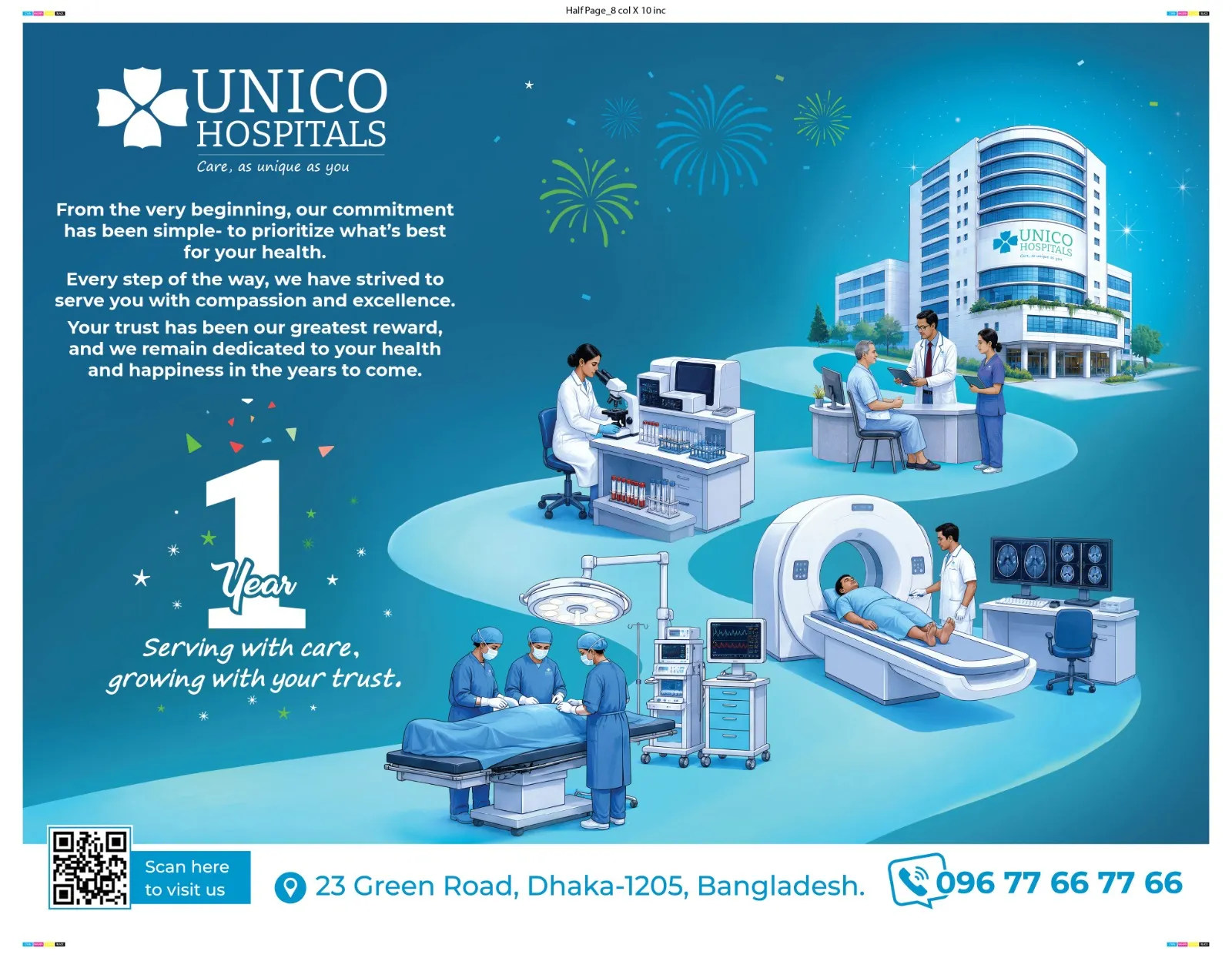 Unico Hospital marks 1st anniversary